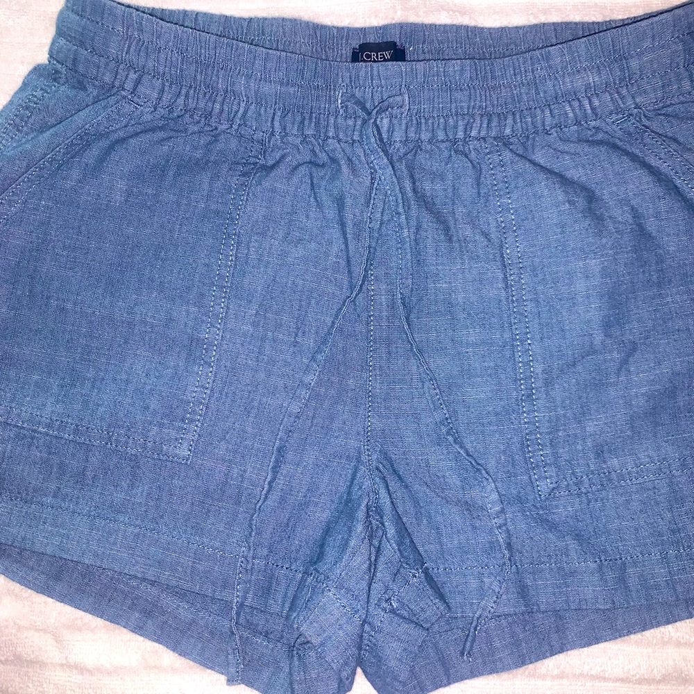 J. Crew Chambray Drawstring Short - image 4